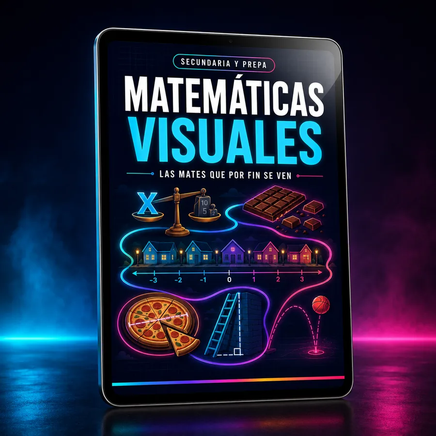 Matemáticas Visuales: 70 lecciones, de las fracciones a las derivadas e integrales